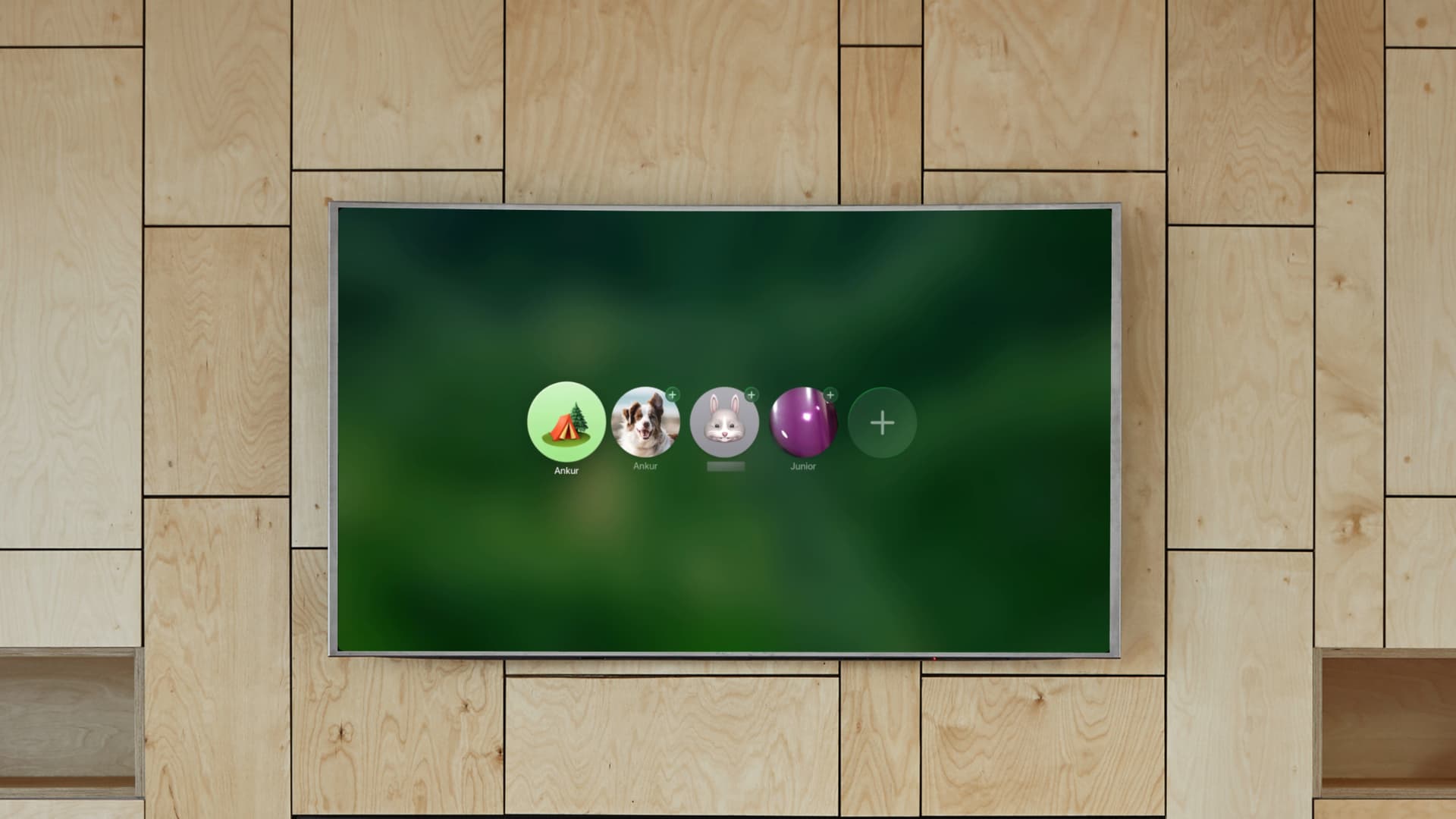 So sehen Sie den Bildschirm “Benutzerprofile -Selector” auf Apple TV auf