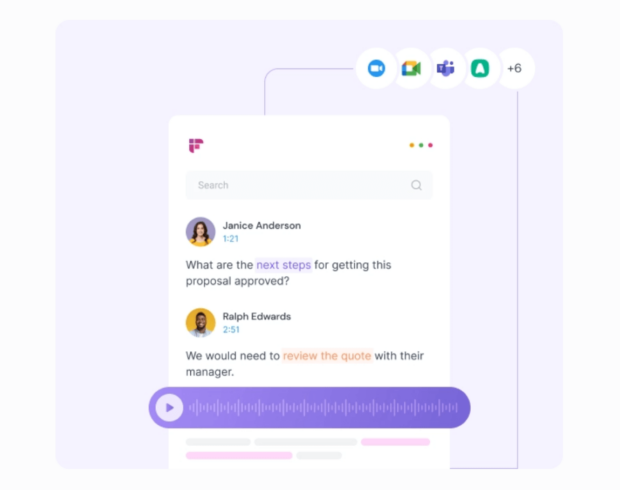 App Fireflies. Ai Para Tomar Notas y Transkription