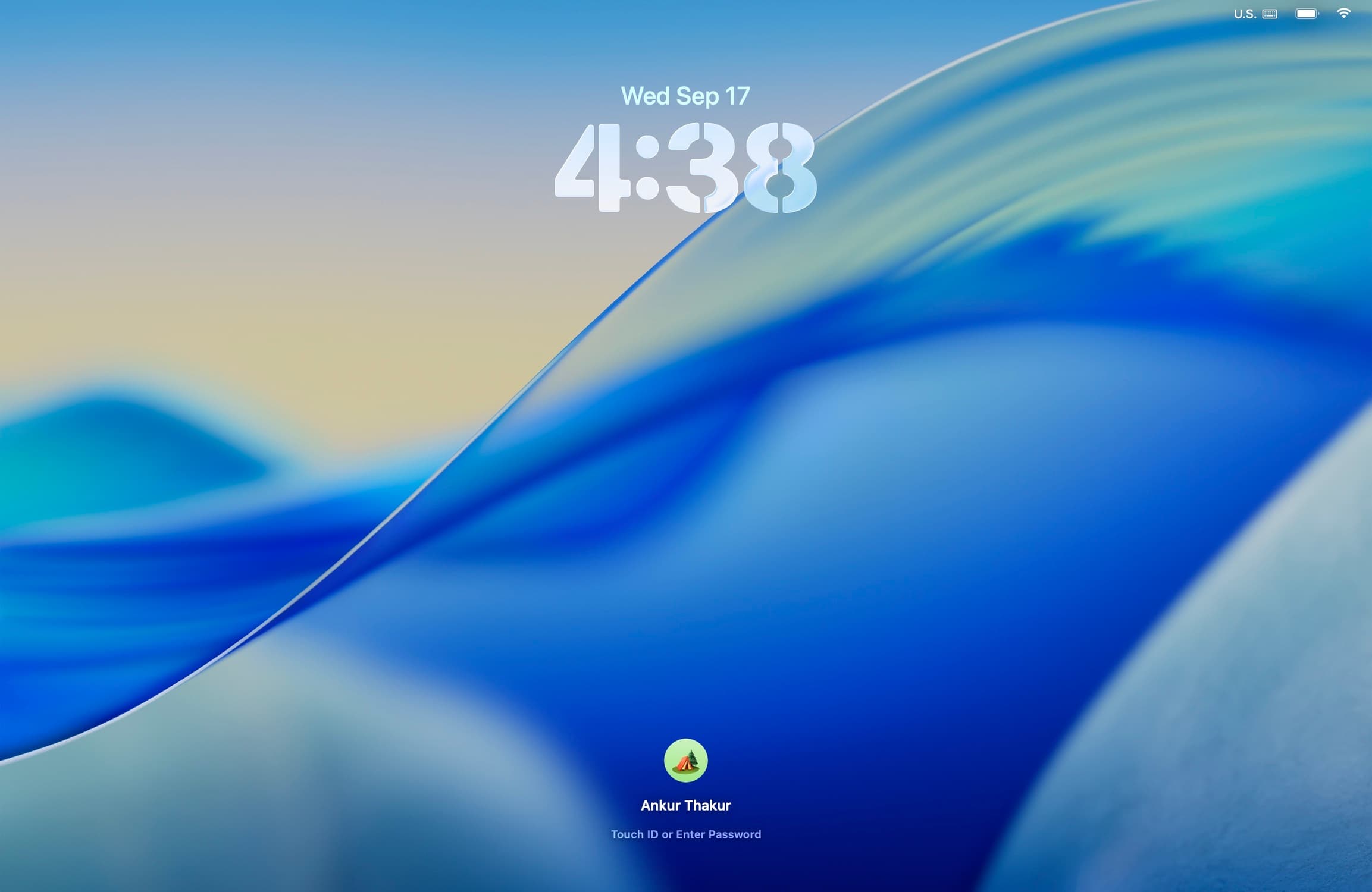 Passen Sie die Sperrbildschirmuhr auf dem Mac an
