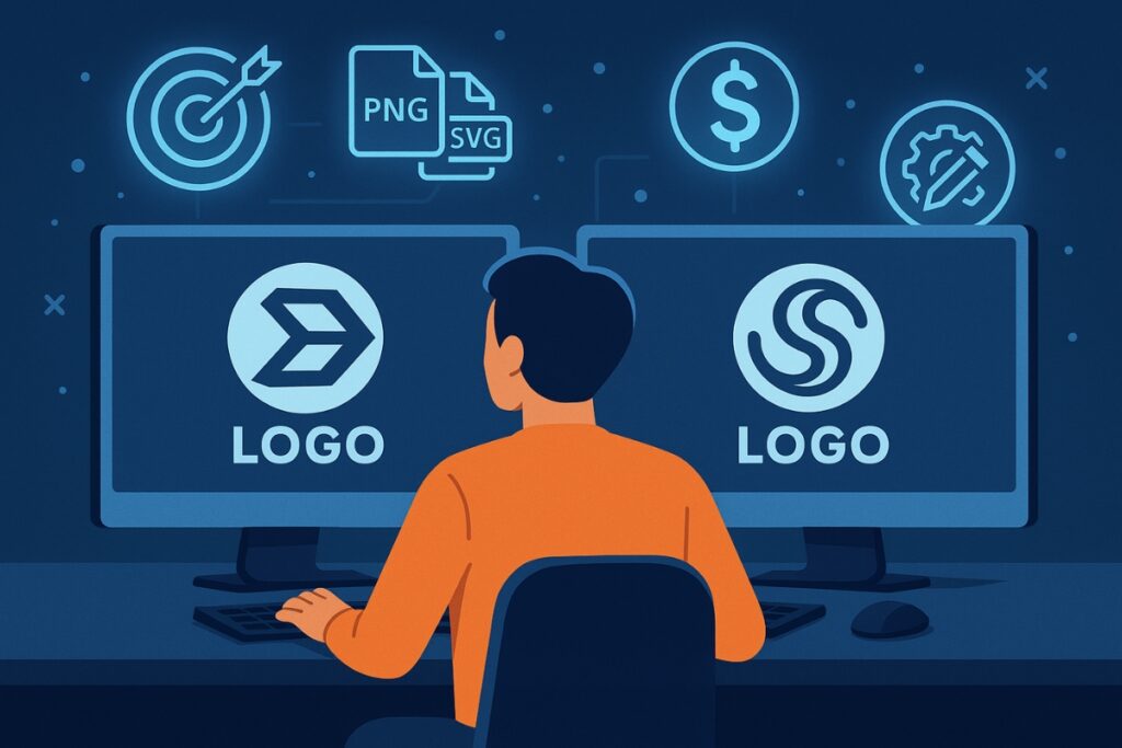 Entscheidungsprozess zur Auswahl des besten AI -Logo -Generators für Ihre Geschäftsziele