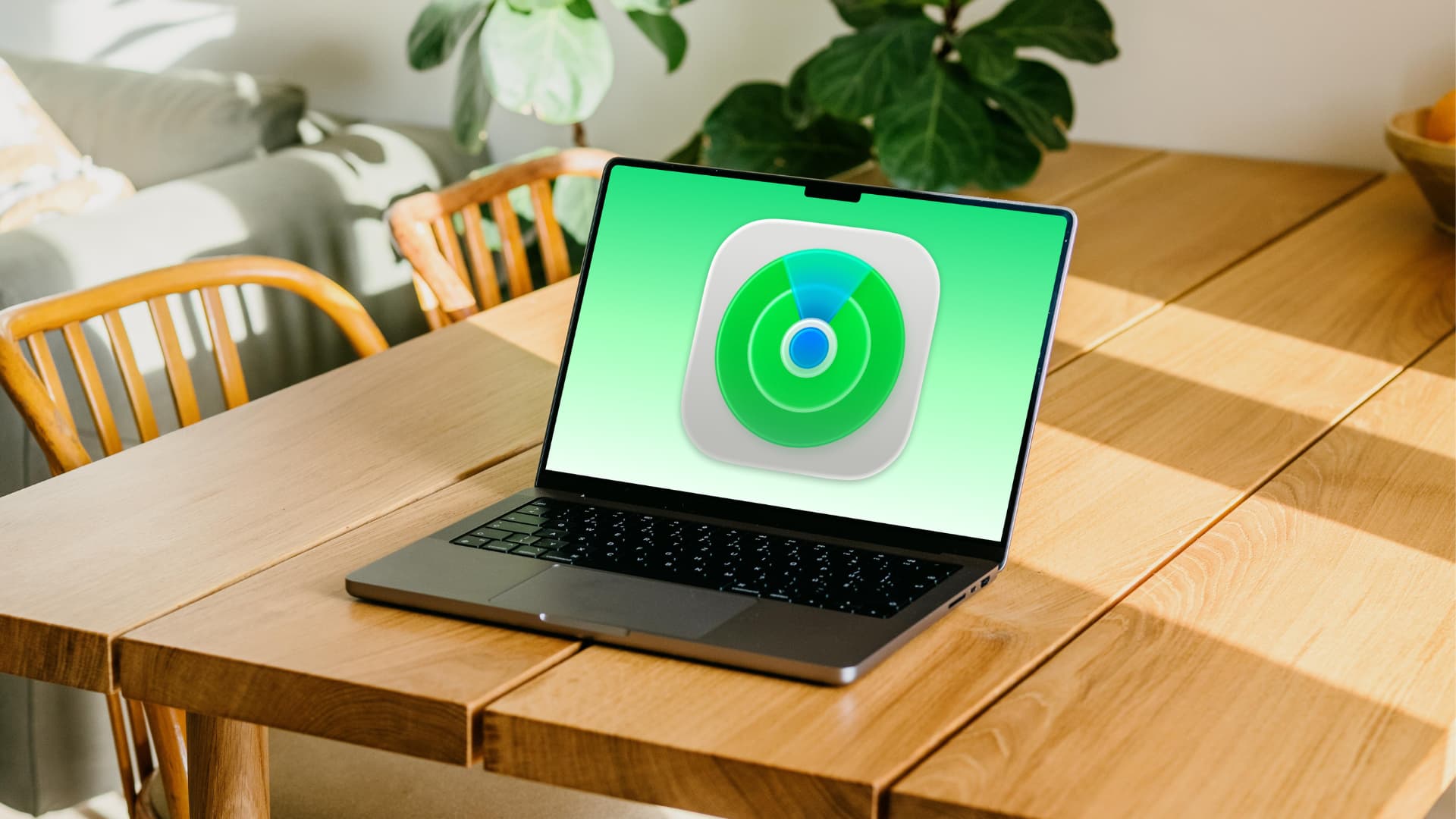 Finde mein auf MacBook