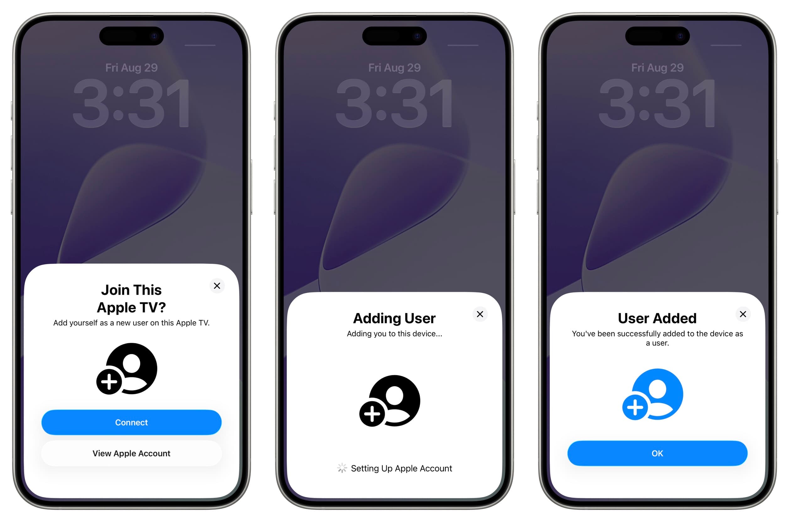 Nehmen Sie an diesem Apple TV -Alarm auf dem iPhone teil, um Apple TV einzurichten