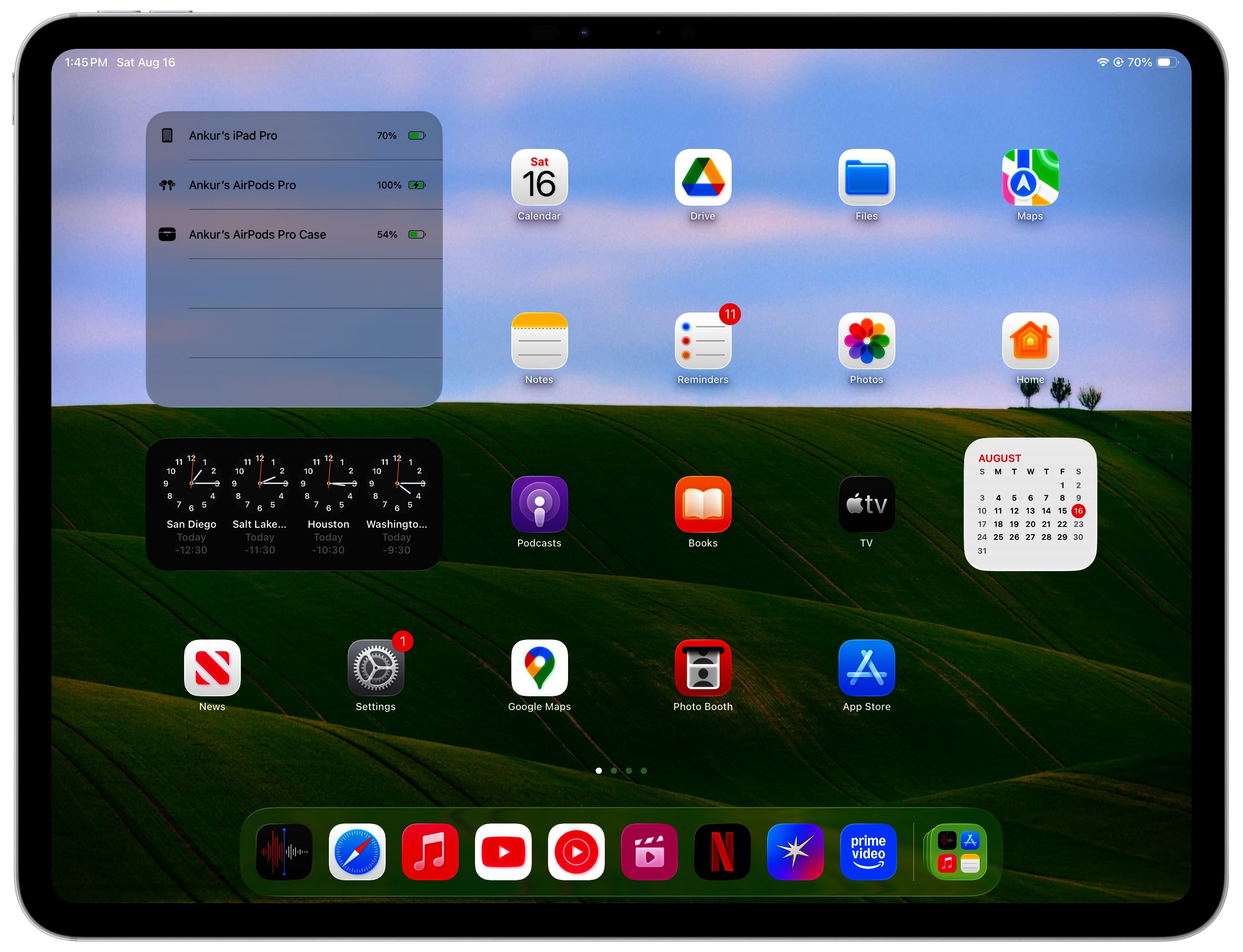 Über gesättigte Screenshot auf dem iPad in iPados 26