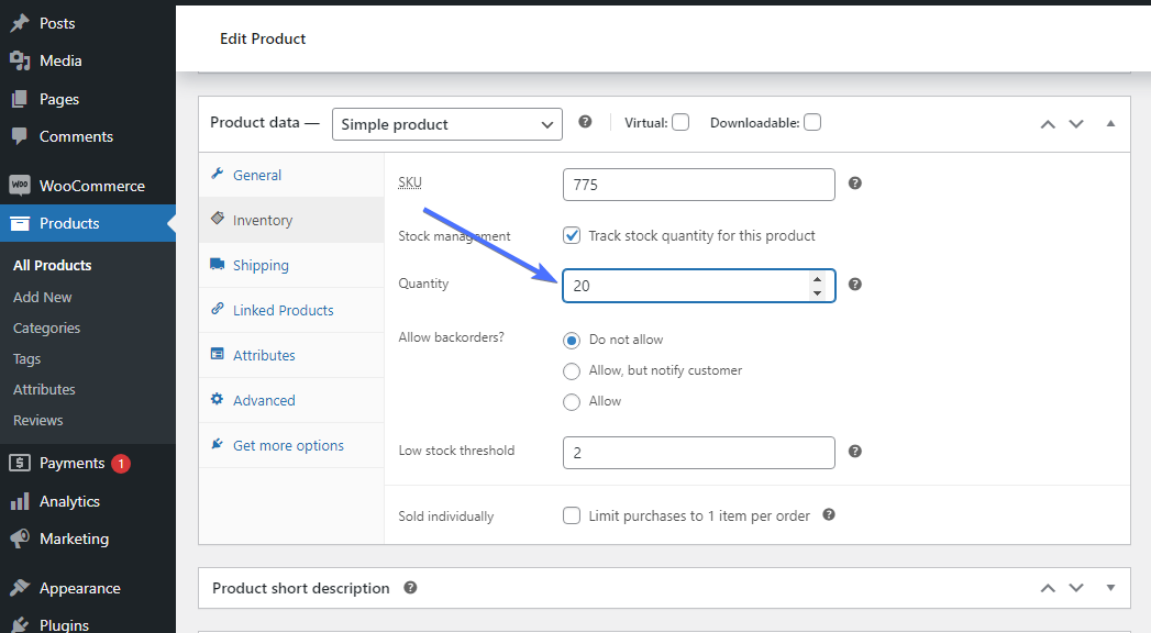 WooCommerce Inventory Management