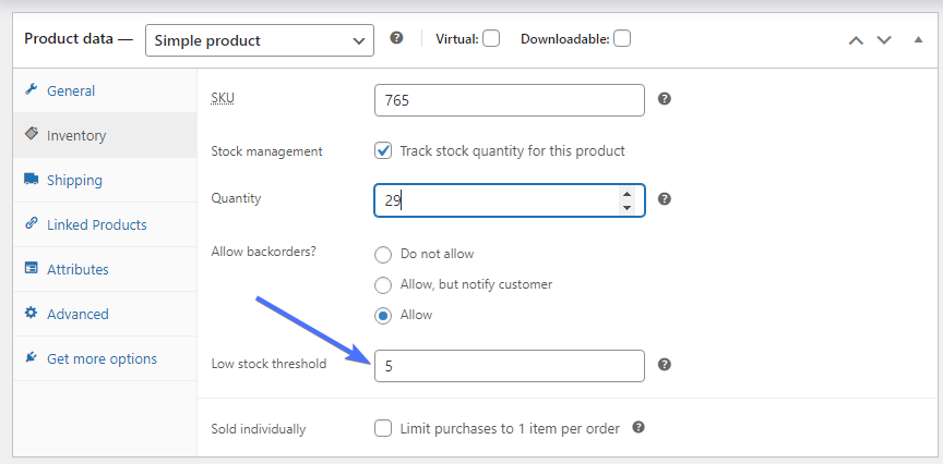 WooCommerce Inventory Management