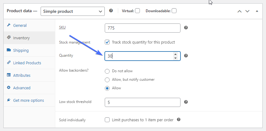 WooCommerce Inventory Management