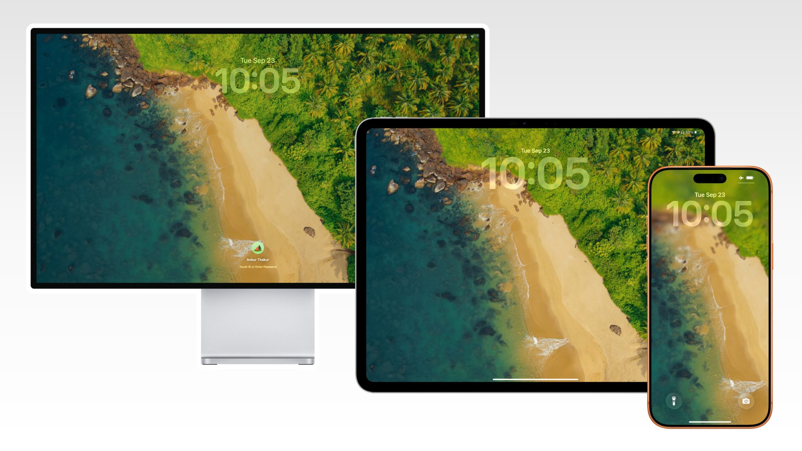 Luftpapier für die Luftlandschaft für iPhone, iPad und Mac