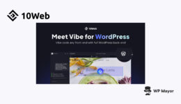 Entdecken Sie Vibe für WordPress von 10Web: Eine neue Art, ohne Grenzen zu bauen
