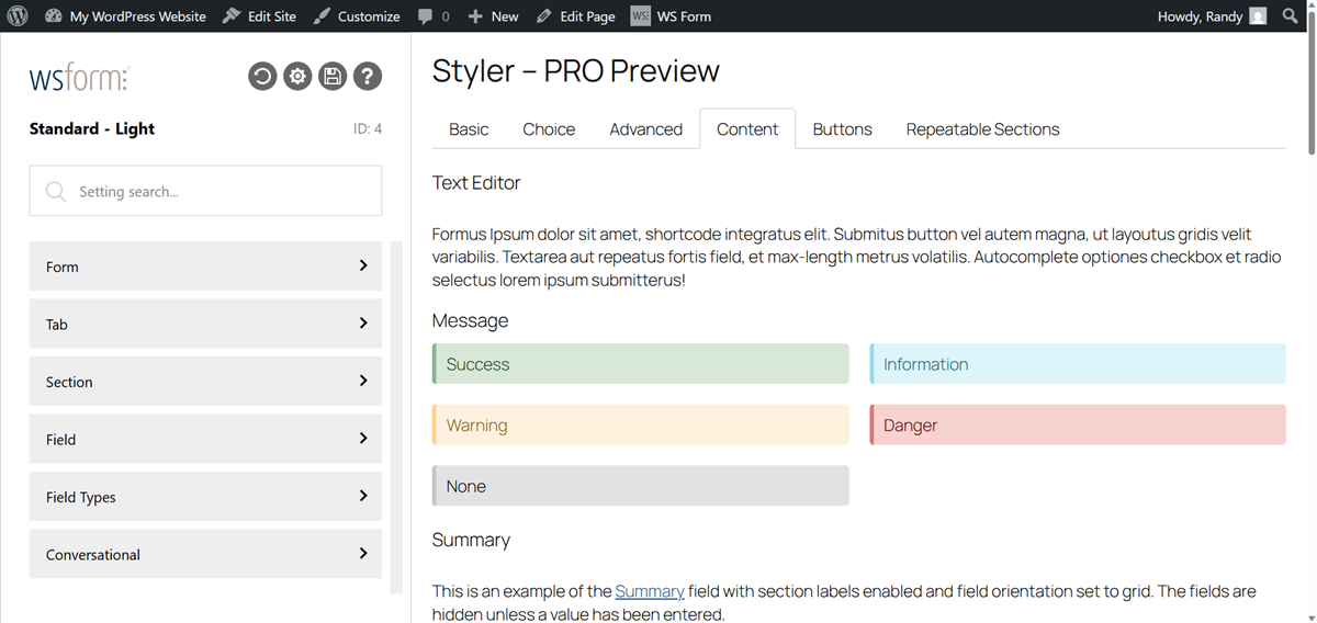 Styles-Style-Editor