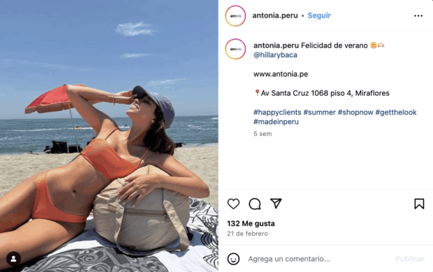 Felicidad de Verano Antonia Peru