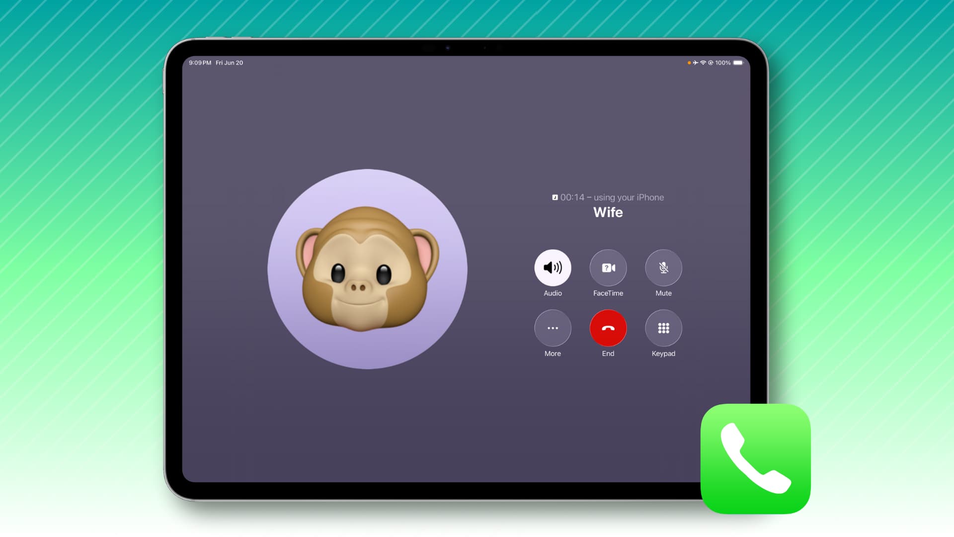Anrufen über die neue Telefon-App auf dem iPad in iPadOS 26