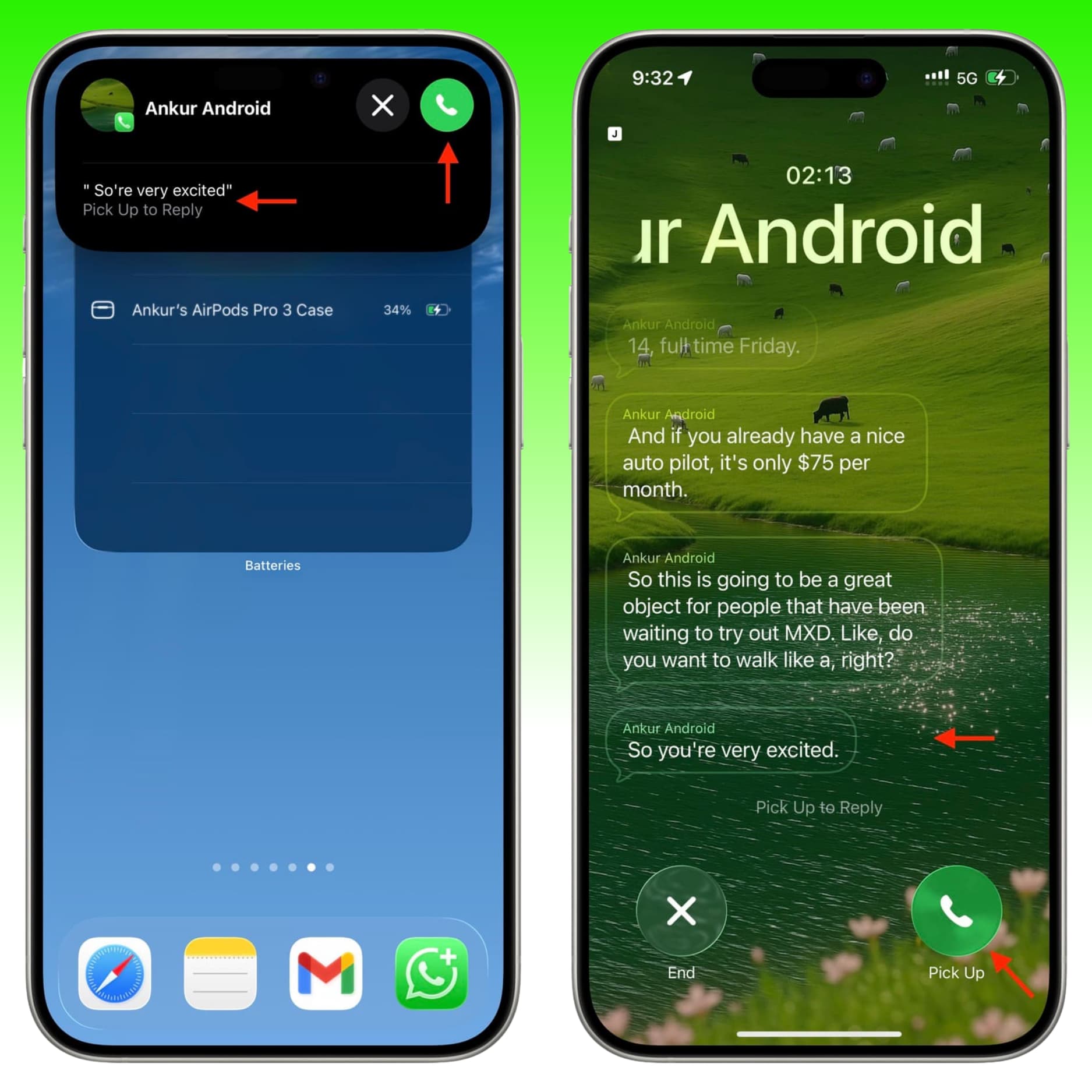 Halten Sie Assist auf dem iPhone in iOS 26 gedrückt