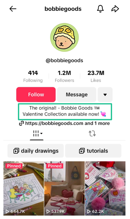 Kurze Biografie Die ursprüngliche Bobbie -Waren Valentine Sammlung jetzt erhältlich