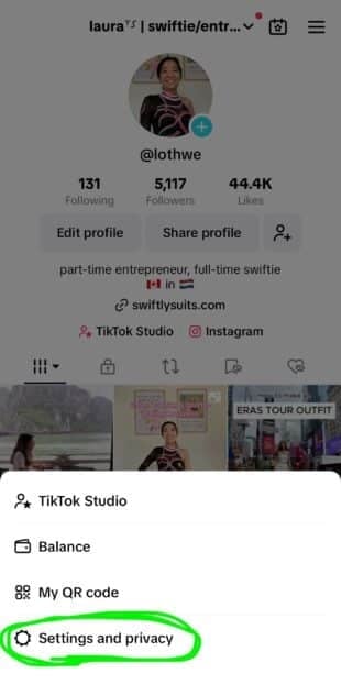 Tiktok Opzione Impostazioni E Privatsphäre
