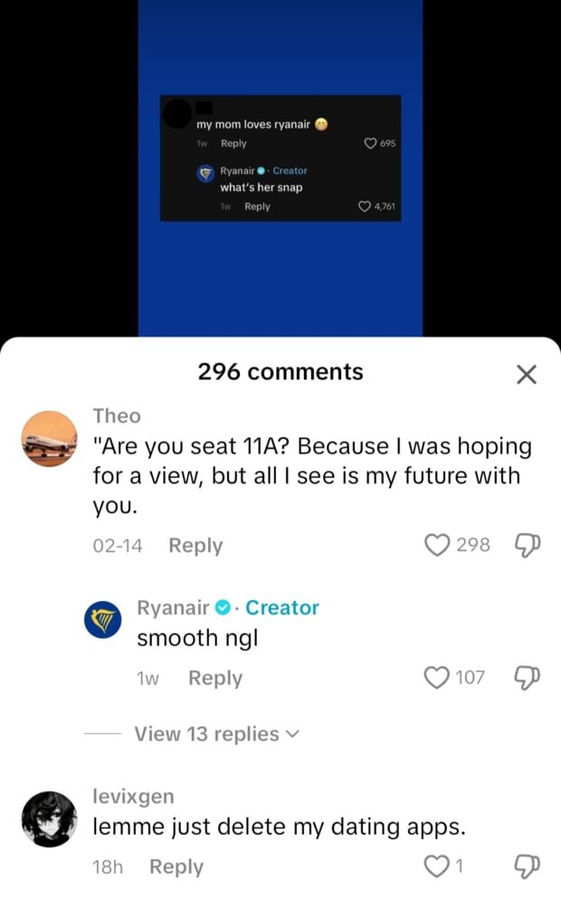 Ryanair Video mit Gen Z Lingo