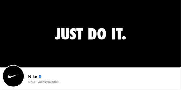 Slogan von Nike