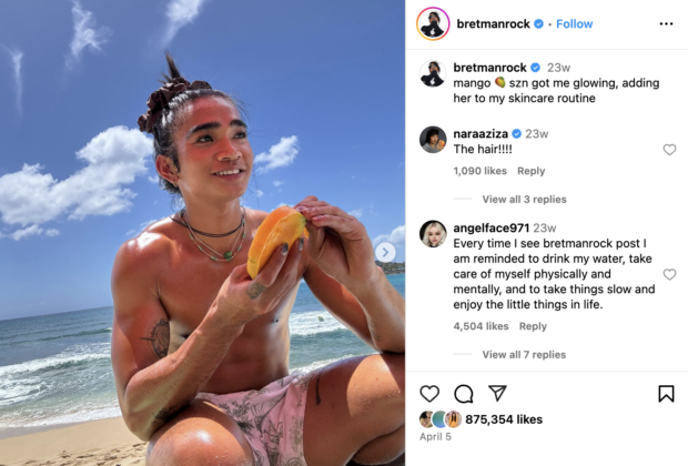 Bretman Rock Mango SZN strahlende Hautpflegeroutine
