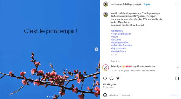 C'est le printemps !