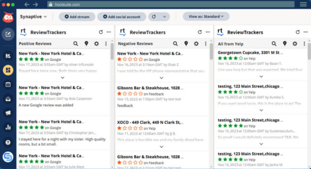 ReviewTrackers synaptiv